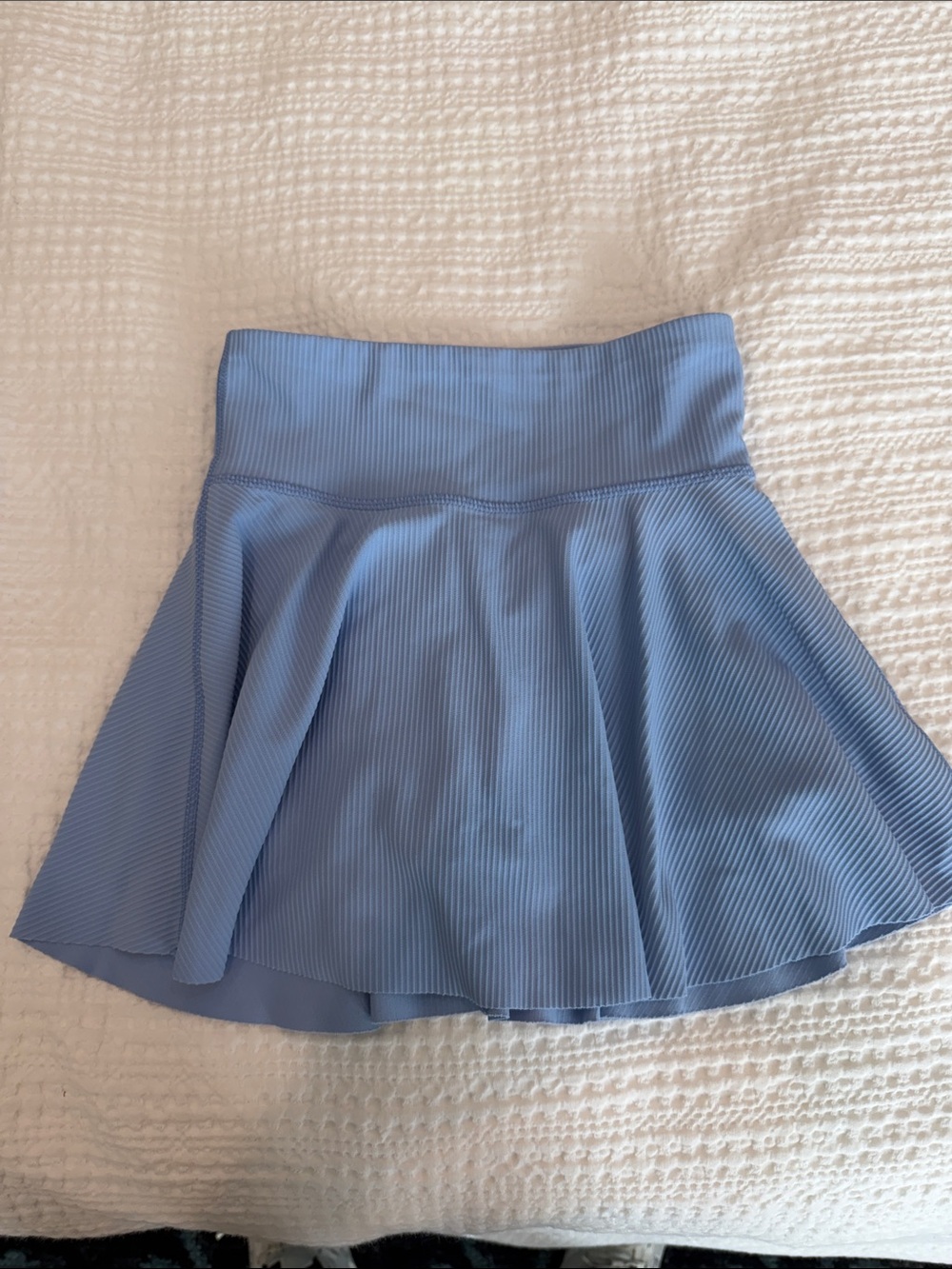 Light Blue Girls Flared Skirt